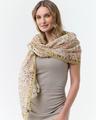 Stola Schal mit romantischem Paisley-Design in Seidenmischung OS - Olive