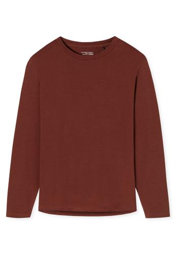 Langarmshirt 38 - Terracotta