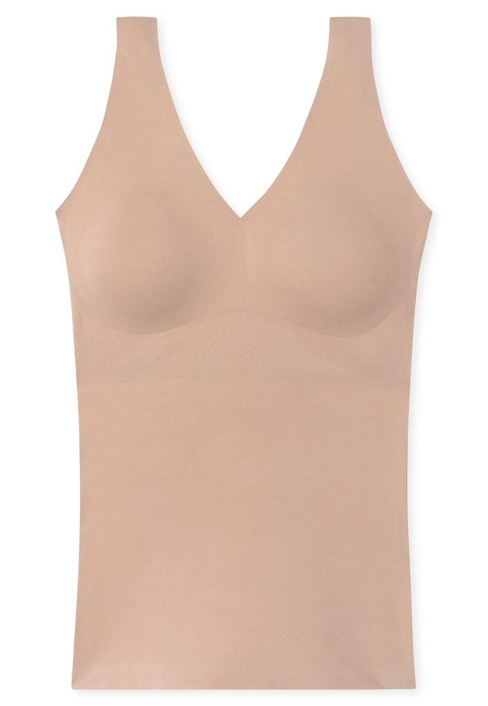 Top mit Pads Beige 44