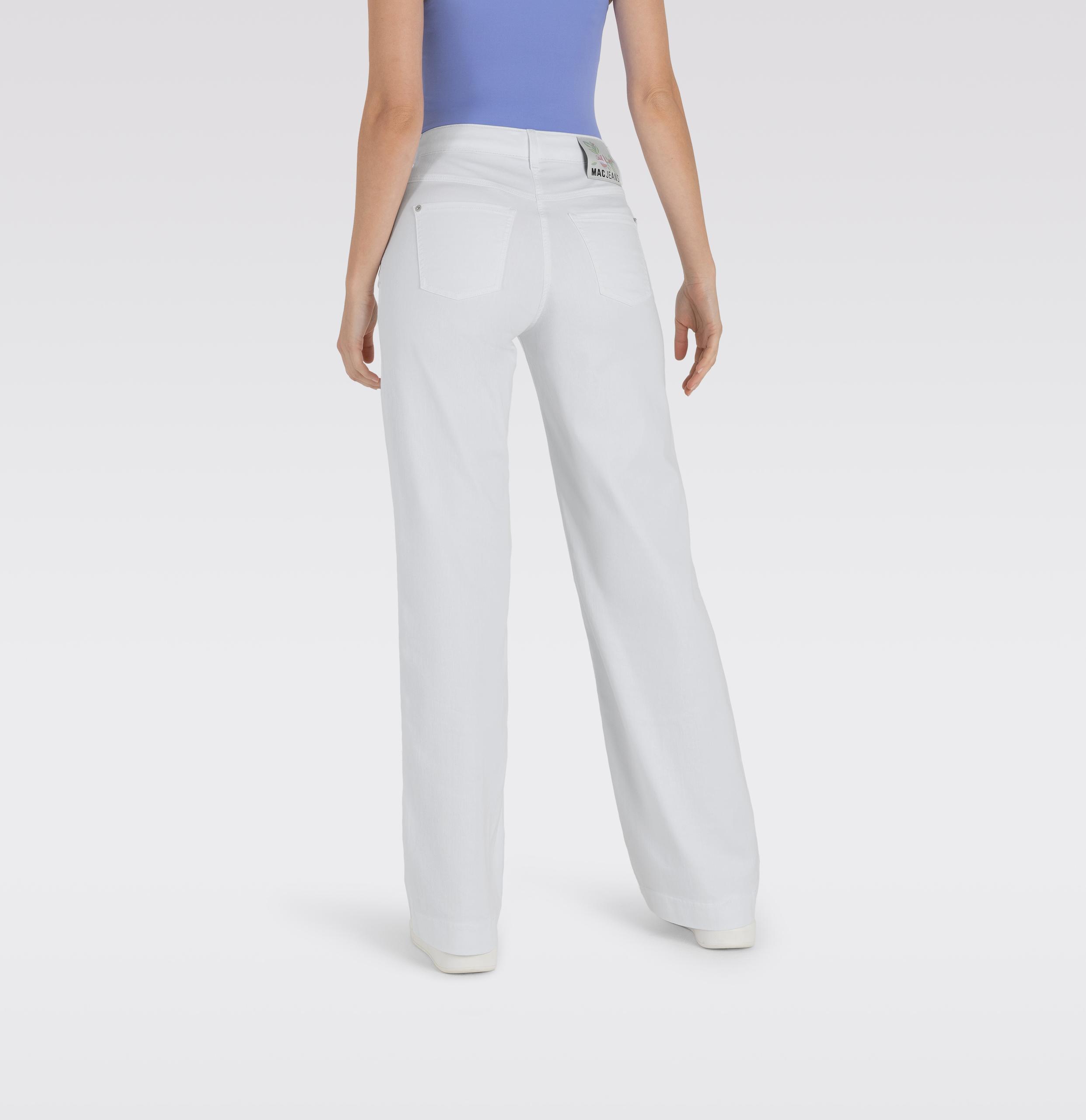 MAC JEANS - DREAM WIDE, DREAM Wonder light Denim 36/34 Wide Fit - Weiß