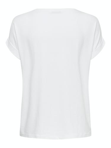 ONLMOSTER S/S O-NECK TOP NOOS JRS L Normal geschnitten - White