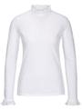 Organic Slub Frill Longsleeve Weiß L