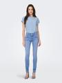 ONLSMILLA LIFE S/S TOP JRS NOOS M Normal geschnitten - Soft Chambray