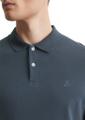 Poloshirt Piqué shaped Blau M