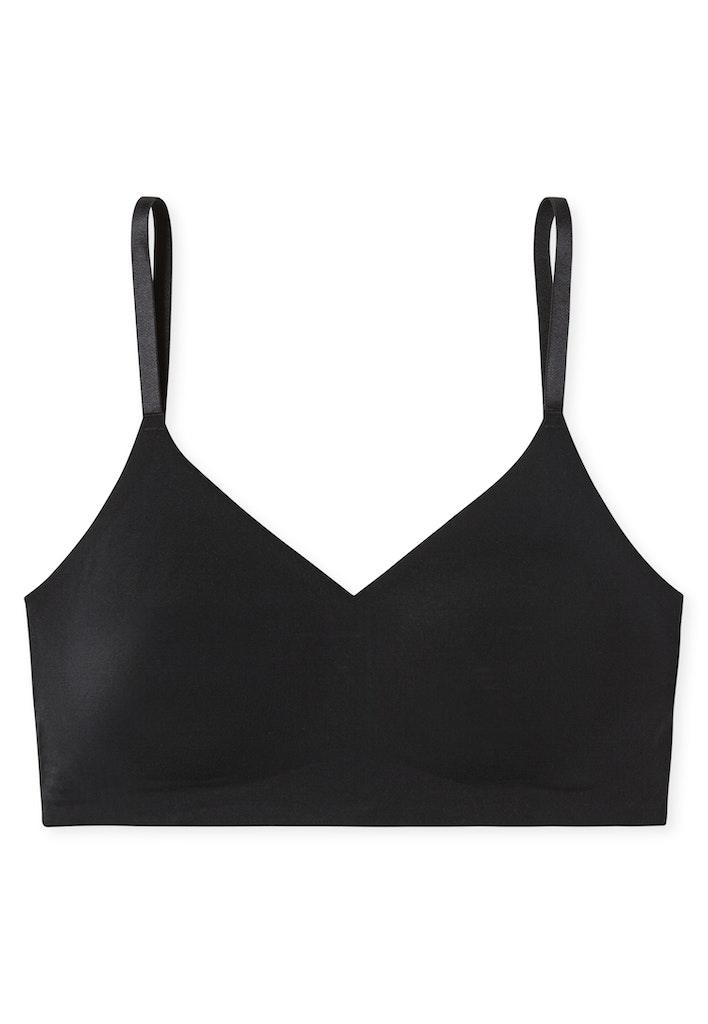 Bustier mit Pads Schwarz 42