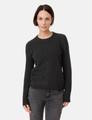 Pullover mit Deko-Steinchen 46 Figurumspielend - Schwarz