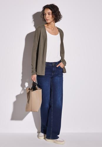 Strick-Look Jacke Braun 44