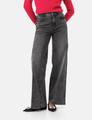 Jeans mit weitem Bein Wide Leg 40 Weites Bein - Grey Denim