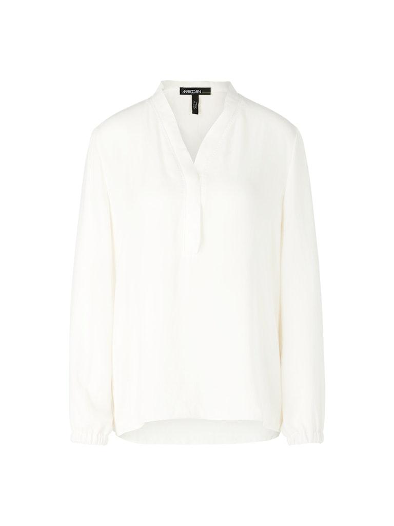 Weite Bluse Weiß 44