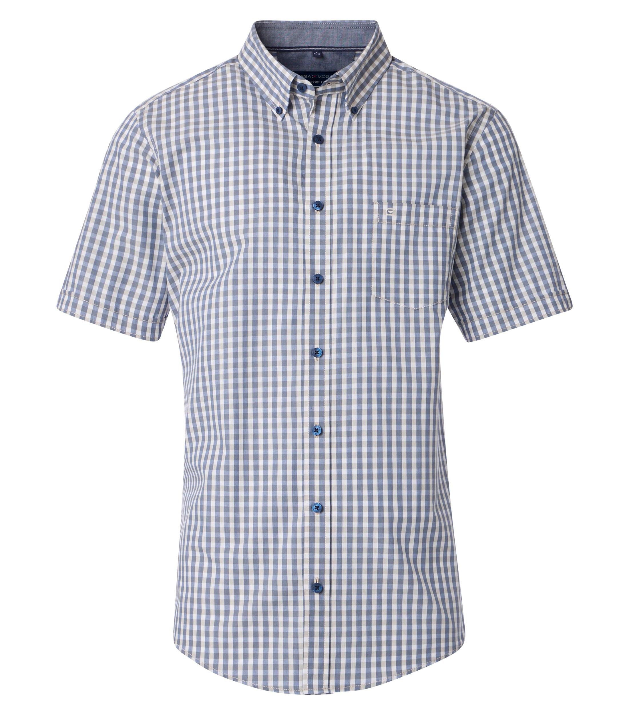 Freizeithemd Kurzarm M Comfort Fit - Grün