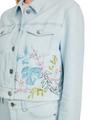 Bleached Jeansjacke "Rethink Together" 38 - Light Denim