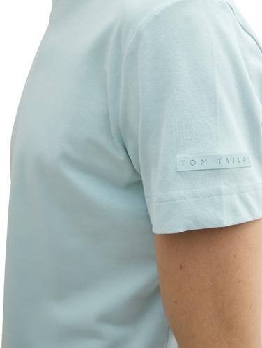 Basic T-Shirt XXXL Slim Fit - Dusty Mint Blue