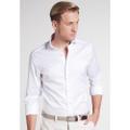 Soft Luxury Shirt Twill Langarm 44/Langarm - 67cm SLIM FIT - Weiß