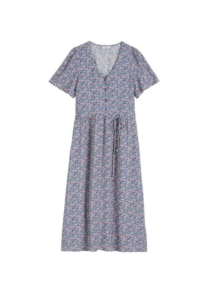 Blümchenkleid regular XS Regular Fit - Medium Blue_multi_05