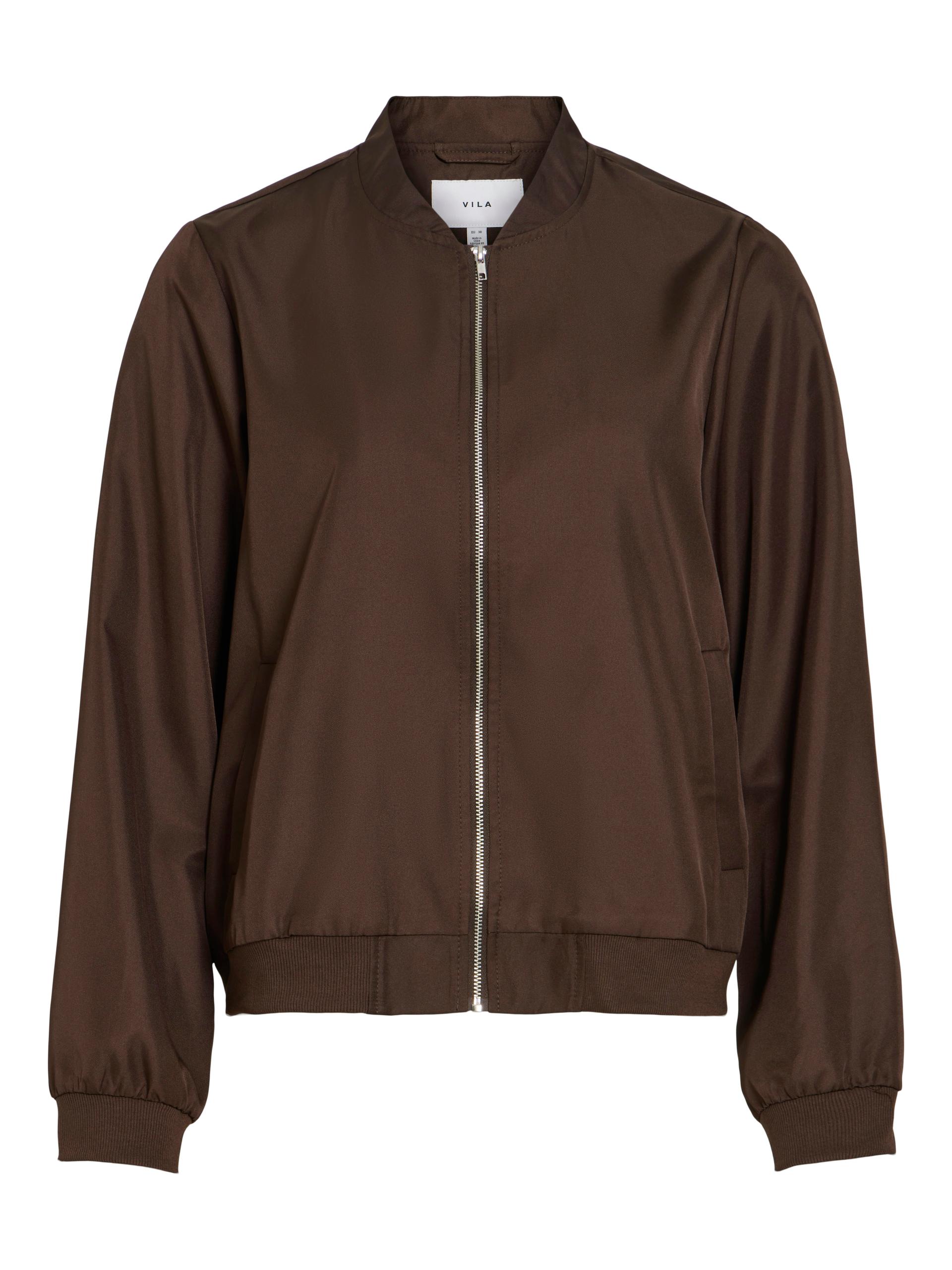 VIPAPAYA L/S BOMBER JACKET - NOOS 34 - Coffee Bean