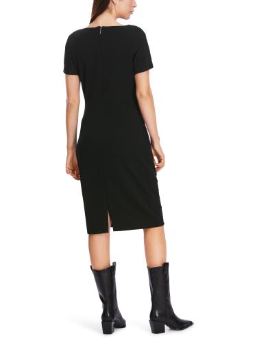Kleid mit Wickeleffekt 36 - Black