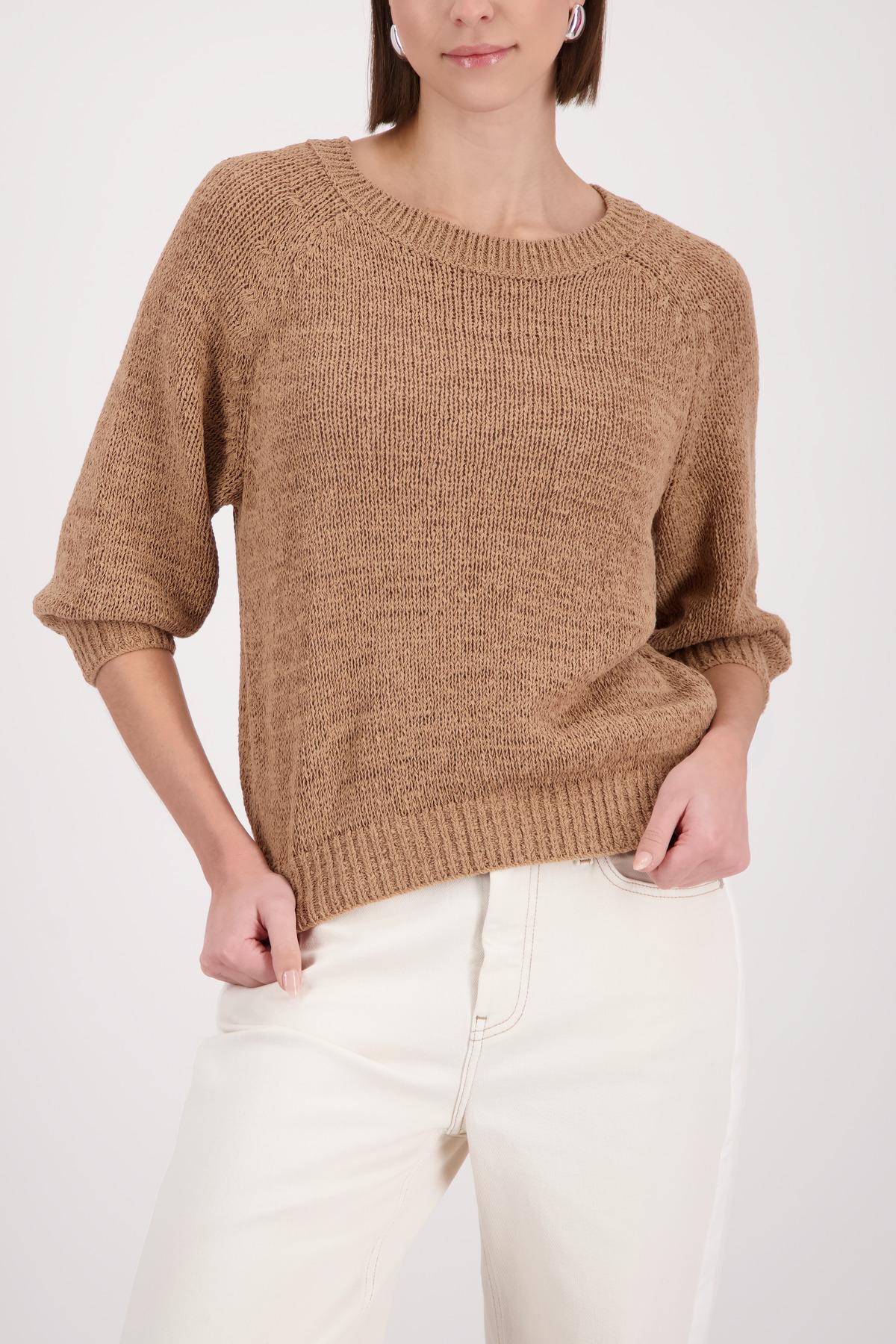 Pullover aus Bändchengarn 46 - Biscotti