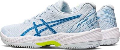 ASICS Damen Tennisoutdoorschuhe GEL-GAME™ 9 CLAY/OC 37 ½ in Grau