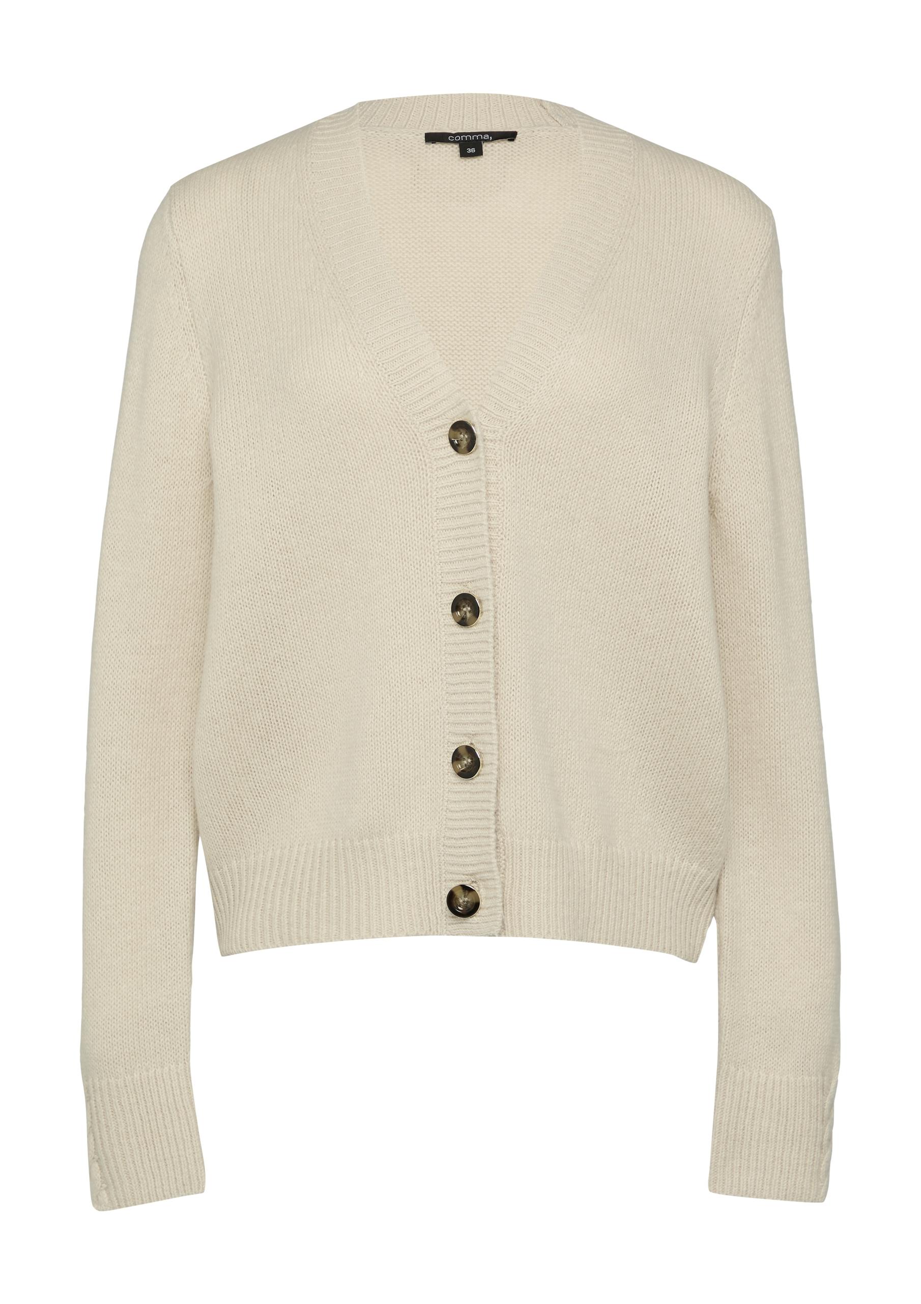 Strickjacke 38 - Beige