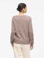 VIRIL O-NECK L/S  KNIT TOP - NOOS S Normal geschnitten - Falcon