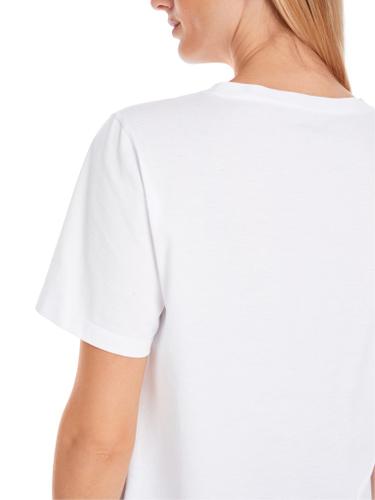 Printed T-Shirt "Rethink Together" Weiß 38