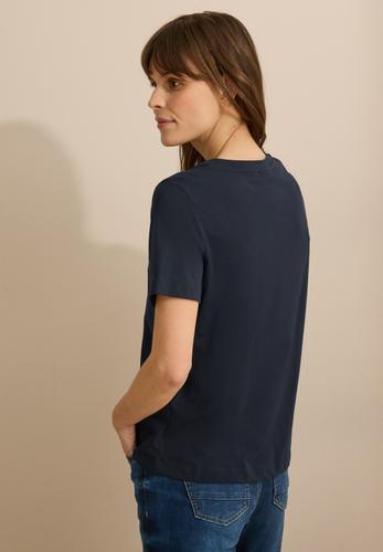 T-Shirt mit Wording M - Universal Blue
