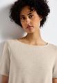 Strick-Look T-Shirt 42 - Moonstone Sand