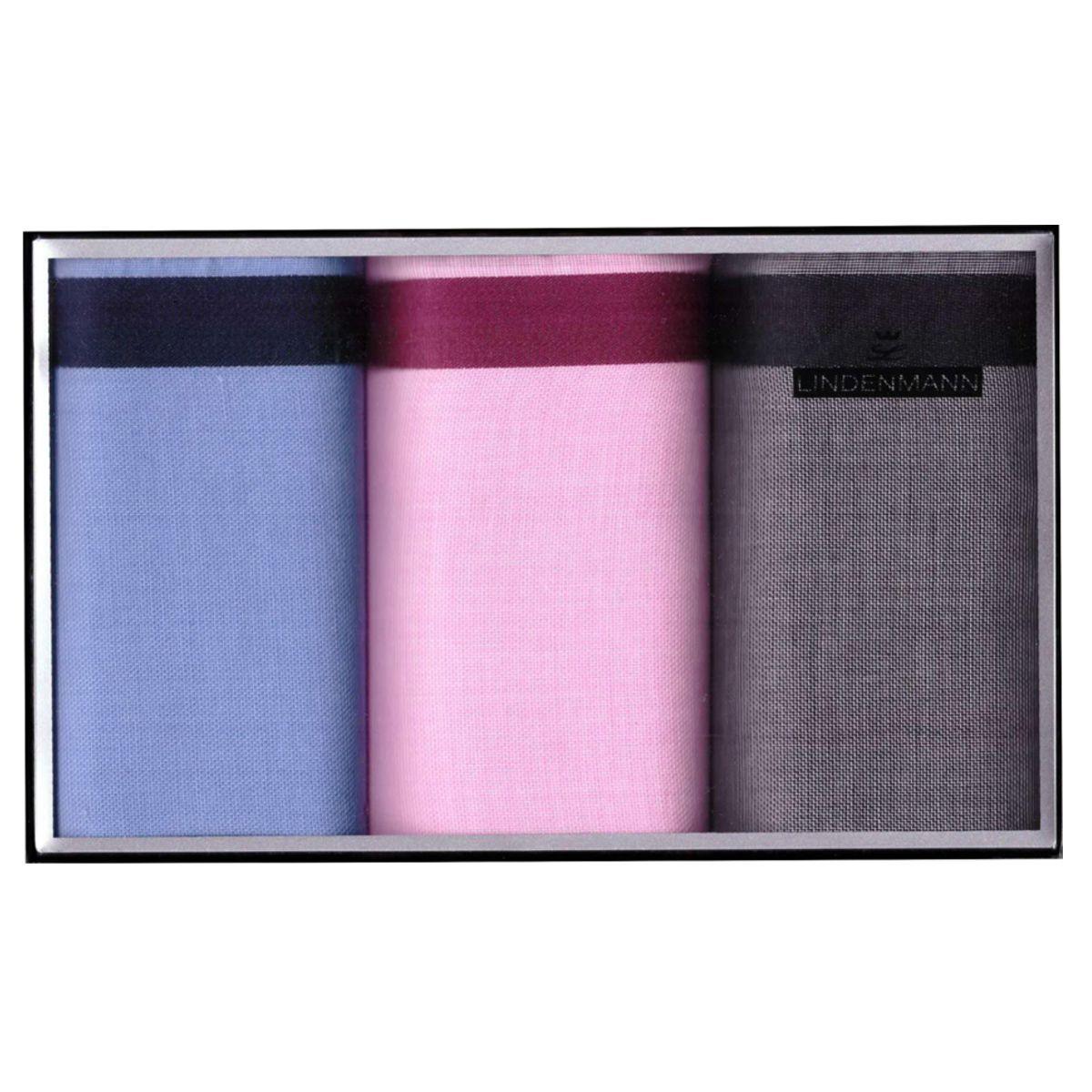 Taschentücher LINDENMANN one size - Blau-rosa-schwarz