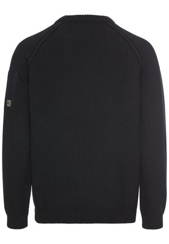 Pullover mit Cooling Effekt M Relaxed Fit - Dark Navy