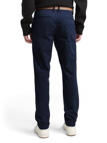 Slim Fit Chino Hose mit Gürtel 31/32 Slim Fit - Sky Captain Blue