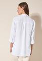 Leinen-Longbluse M - White
