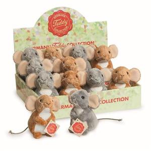 Teddy-Hermann - Maus, 2-farbig sortiert, 11 cm