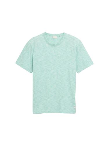 T-Shirt in Melange-Optik XXL Regular Fit - Bright Green Tonal Spacedye