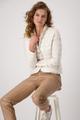 Steppjacke mit Neopren 36 - Creamy Beige