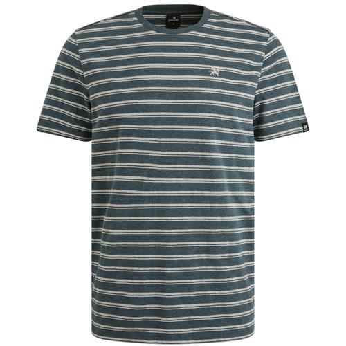 melange jersey stripe L Regular Fit - Dark Slate