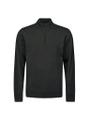 Pullover Half Zip 2 Coloured Melange Grau L