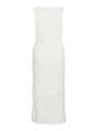 VIAMALINA S/L MIDI DRESS/VOL/PB XL Normal geschnitten - Snow White