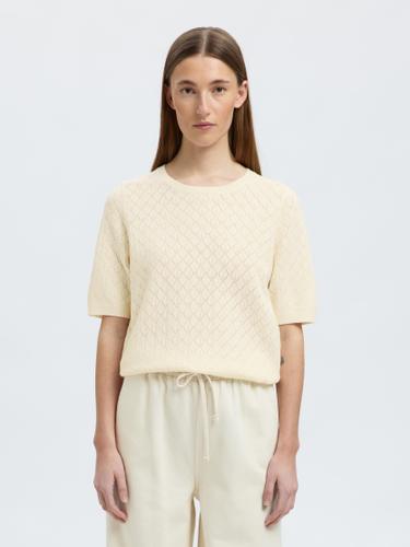 SLFHELEN 2/4 KNIT O-NECK XL Normal geschnitten - Birch