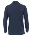 Polo-Shirt Langarm gestreift L - Blau