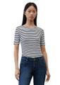 Gestreiftes T-Shirt slim Mehrfarbig XL