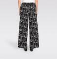 MAC JEANS - FAYE, Techno print jersey Schwarz 40/30