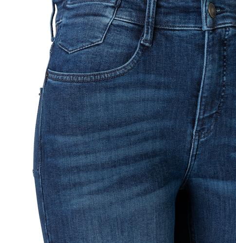 MAC JEANS - LAURA, Authentic Stretch Denim 44/30 Flared Fit - Blau