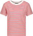 T-Shirt mit Struktur 36 - Red Ringel