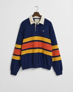 Heavy Rugger im Blockfarbendesign L - Persian Blue