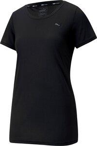 PUMA Damen T-Shirt Studio Lace Keyhole XS in Schwarz