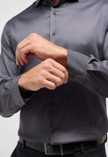 Performance Shirt Twill Langarm Grau 42/Langarm - 65cm
