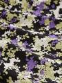 Mini Kleid mit Ballonärmeln XS Regular Fit - Lilac Green Flower Print