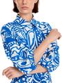 Hemdkleid mit Gemälde-Print 38 - Gentian