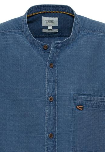 Kurzarmhemd in Jeansoptik M Regular Fit - Elemental Blue