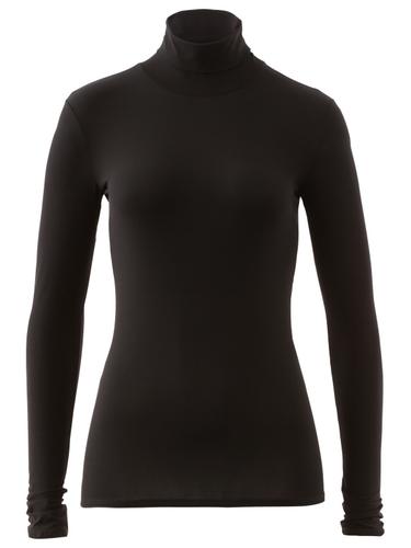 Zarter Rollkragenpullover 44 - Black